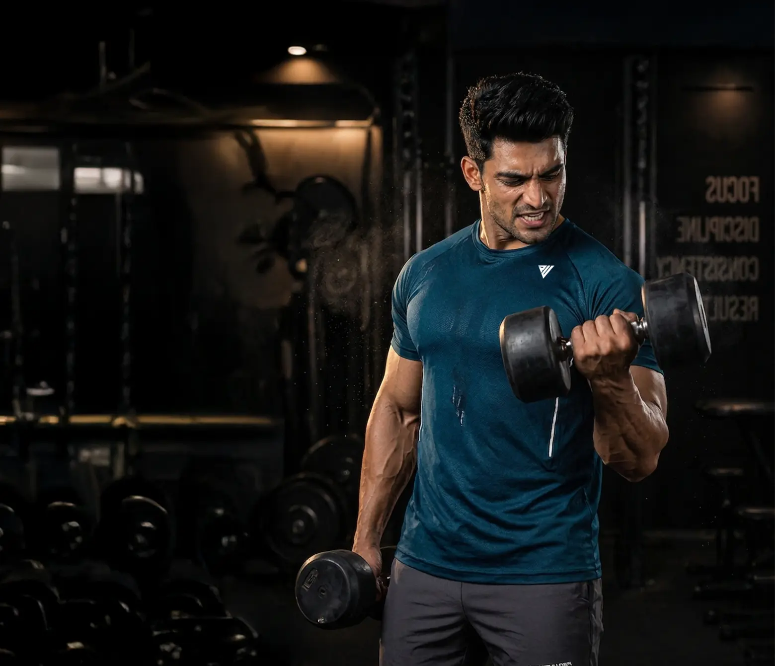 People training in a fitness class